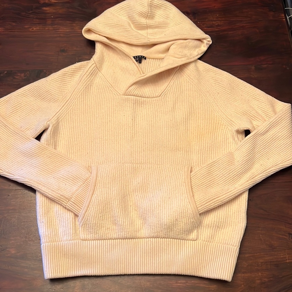 Theory hoodie style sweater. Women’s adult large, fits like a small.